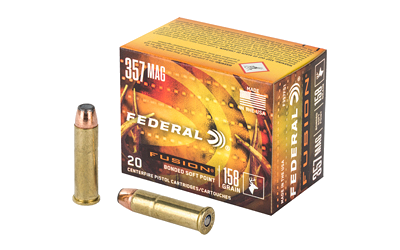 Federal Fusion .357 Magnum 158 Grain Ammunition – 20 Rounds