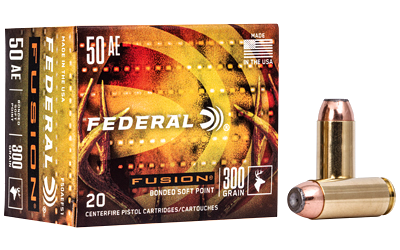 Federal Fusion 50ae 300 Grain SP Ammunition – 20 Rounds