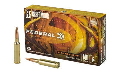 Federal Fusion 6.5 Creedmoor 140 Grain Ammunition – 20 Rounds