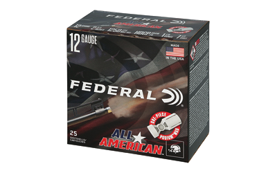 Federal All Amer 12 Gauge #7.5 Shot Ammunition – 25 Rounds