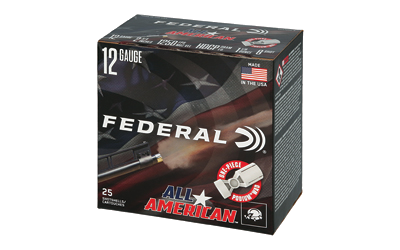 Federal All Amrcn 12 Gauge #8 Shot Ammunition – 25 Rounds