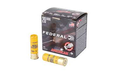 Federal All Amer 20 Gauge #7.5 Shot Ammunition – 25 Rounds