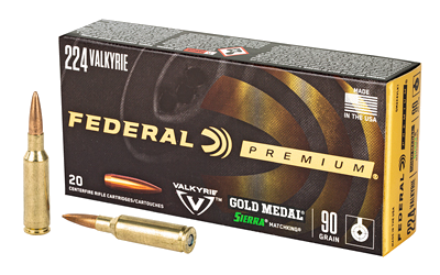 Federal Gold Medal 90 Grain BTHP Ammunition – 20 Rounds