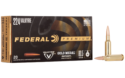 Federal Gold Medal 80 Grain Ammunition – 20 Rounds