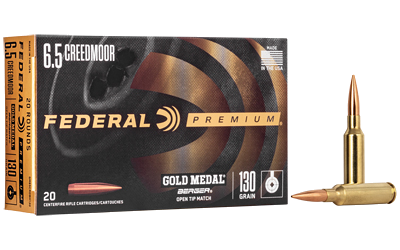 Federal Gold Medal 6.5 Creedmoor 130 Grain Ammunition – 20 Rounds