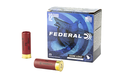 Federal Game Load 12 Gauge #7.5 Shot Ammunition – 25 Rounds