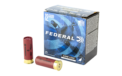 Federal Game Load 12 Gauge #6 Shot Ammunition – 25 Rounds