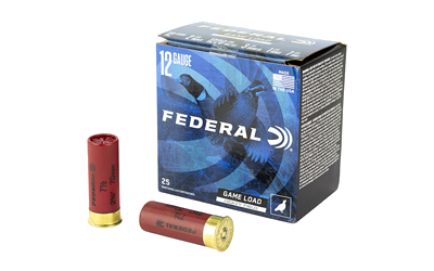 Federal Game Load 12 Gauge #7.5 Shot Ammunition – 25 Rounds