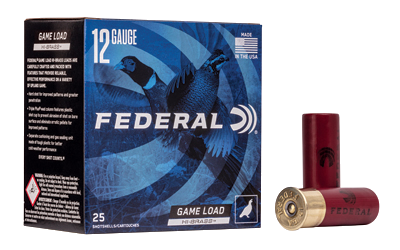 Federal Game Load 12 Gauge #7.5 Shot Ammunition – 25 Rounds