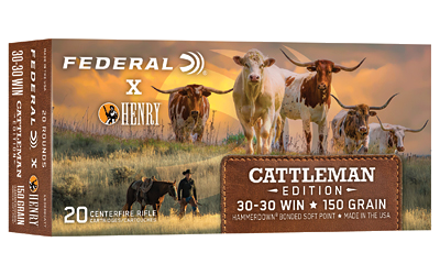 Federal Hmrdwn 3030win .30-30 Win 150 Grain Ammunition – 20 Rounds
