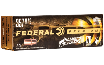 Federal HammerDown .357 Magnum 170 Grain SP Ammunition – 20 Rounds
