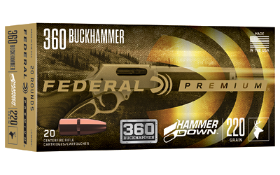 Federal Hammer Down 360buckhammer 200 Grain Ammunition – 20 Rounds