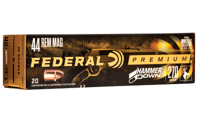 Federal HammerDown .44 Magnum 270 Grain SP Ammunition – 20 Rounds