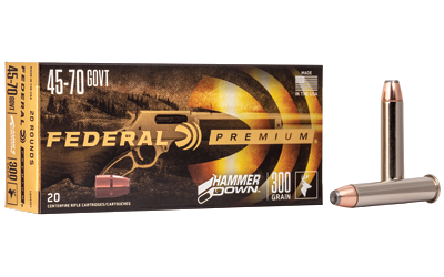 Federal HammerDown 45-70gvt .45-70 Govt 300 Grain SP Ammunition – 20 Rounds