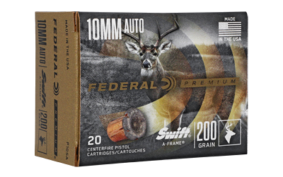 Federal Prm 10mm 200 Grain Jacketed Hollow Point Ammunition – 20 Rounds