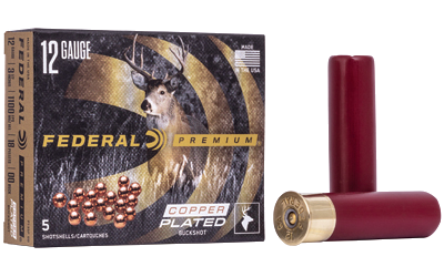 Federal Prm Vshok 12 Gauge BUCKSHOT Ammunition – 5 Rounds