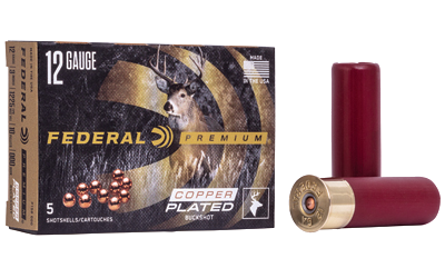 Federal Prm Vshok 12 Gauge BUCKSHOT Ammunition – 5 Rounds