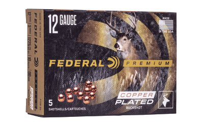 Federal Prm 12 Gauge BUCKSHOT Ammunition – 5 Rounds