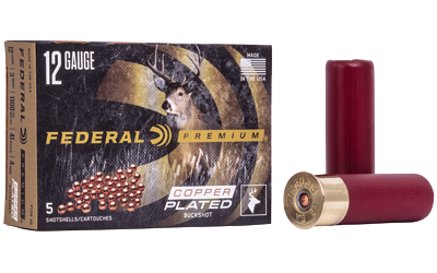 Federal Prm Vshok 12 Gauge BUCKSHOT Ammunition – 5 Rounds