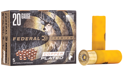 Federal Prm Vshok 20 Gauge BUCKSHOT Ammunition – 5 Rounds
