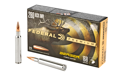 Federal Prm 280ai 168 Grain Ammunition – 20 Rounds