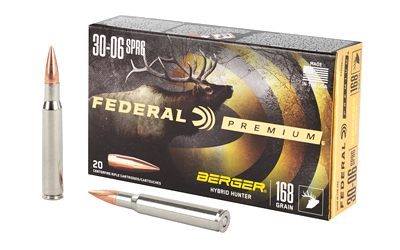 Federal Prm .30-06 Springfield 168 Grain Ammunition – 20 Rounds