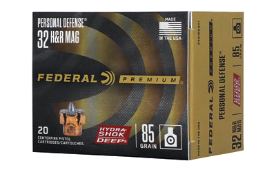 Federal Hydrashok Deep .32 H&R .32 H&R Magnum 85 Grain Ammunition – 20 Rounds