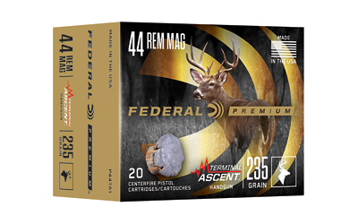 Federal Term Ascent .44 Magnum 235 Grain Ammunition – 20 Rounds