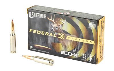 Federal Premium 6.5 Creedmoor 143 Grain Ammunition – 20 Rounds