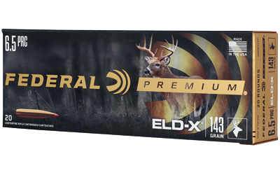 Federal Premium 6.5 PRC 143 Grain Ammunition – 20 Rounds