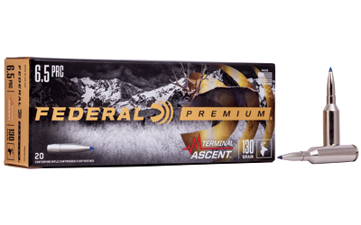Federal Premium 6.5 PRC 130 Grain Terminal Ascent Ammunition – 20 Rounds