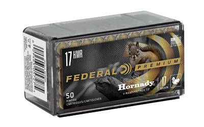 Federal Prm .17 HMR 17 Grain Ammunition – 50 Rounds