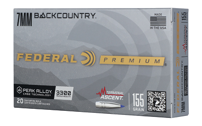 Federal Term Ascent 155 Grain Ammunition – 20 Rounds