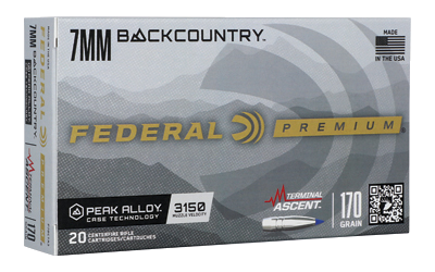 Federal Term Ascent 170 Grain Ammunition – 20 Rounds