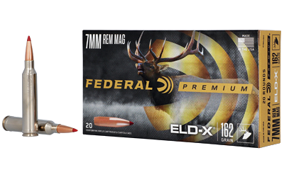 Federal Premium 7mm Rem Mag 162 Grain Ammunition – 20 Rounds