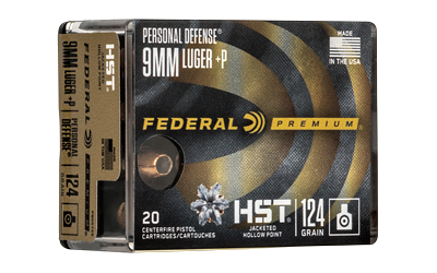 Federal Prm Pd 9mm 124 Grain Jacketed Hollow Point Ammunition – 20 Rounds