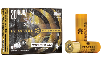 Federal Prm 20 Gauge SLUG Ammunition – 5 Rounds