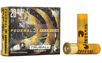 Federal Vshok 20 Gauge SLUG Ammunition – 5 Rounds