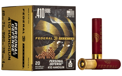 Federal Pd 410 2.5" 4 #4 Shot Ammunition – 20 Rounds