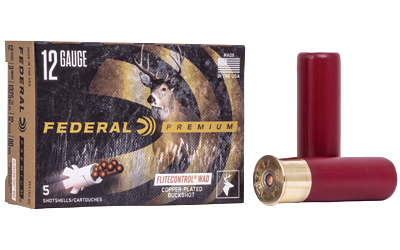 Federal Flt Ctrl 12 Gauge BUCKSHOT Ammunition – 5 Rounds