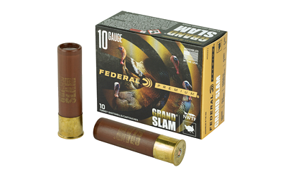 Federal Grand Slam 10 Gauge #5 Shot Ammunition – 10 Rounds
