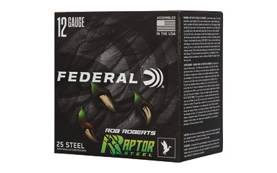 Federal Raptor Steel 12 Gauge #3 Shot Ammunition – 25 Rounds