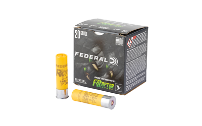 Federal Raptor Steel 20 Gauge #3 Shot Ammunition – 25 Rounds