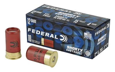 Federal Shrty Ss 12 Gauge BUCKSHOT Ammunition – 10 Rounds