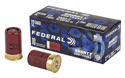 Federal Shrty Ss 12 Gauge SLUG Ammunition – 10 Rounds
