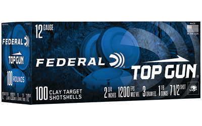 Federal Top Gun 12 Gauge #7.5 Shot Ammunition – 100 Rounds