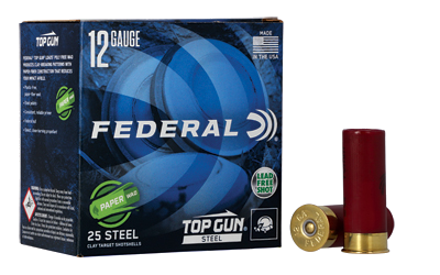 Federal Top Gun 12 Gauge #7.5 Shot Ammunition – 25 Rounds