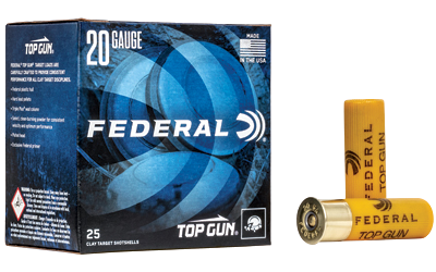 Federal Top Gun 20 Gauge #7.5 Shot Ammunition – 25 Rounds