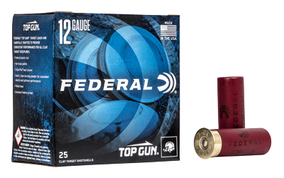 Federal Top Gun 12 Gauge #8 Shot Ammunition – 25 Rounds