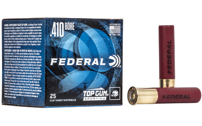 Federal Top Gun 410 2.5" 8 #8 Shot Ammunition – 25 Rounds